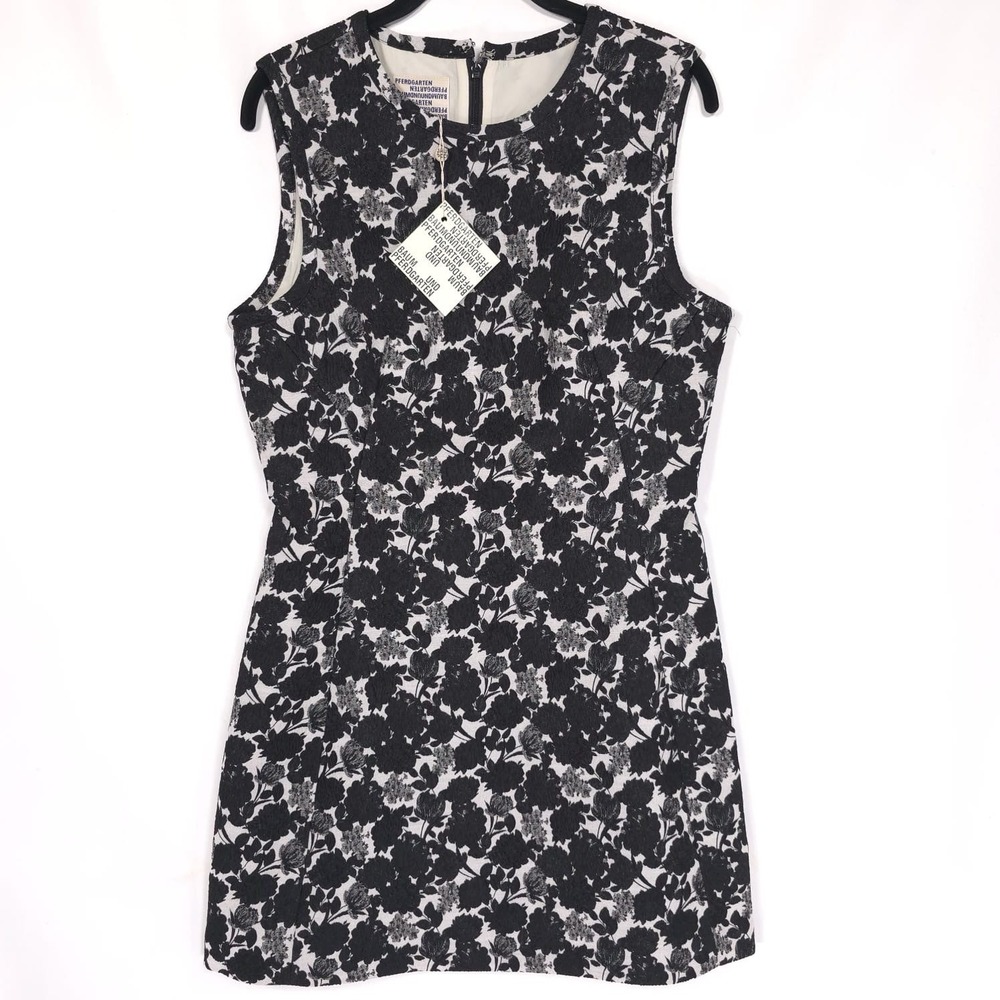 NWT‎ BAUM UND PFERDGARTEN Dress Size 38 US8 Arizona Jacquard Floral Black